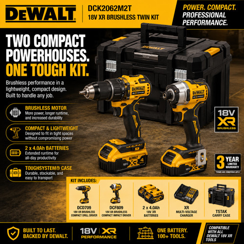 Dewalt dck2062m2t 18v - dck2062m2t,