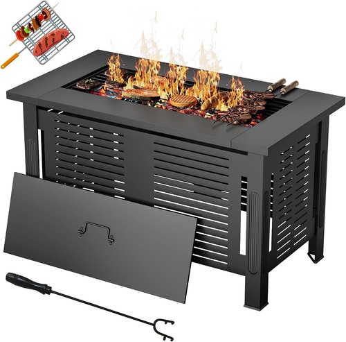 Large outdoor fire pit table - large,