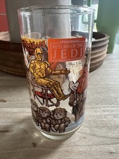 Star Wars Return of the Jedi glass Ewok Village Coca-Cola Burger King 1983