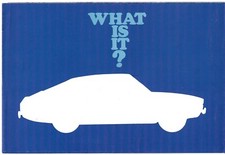 Sunbeam Rapier Fastback 1967-68 UK Market Launch Mailer Foldout Sales Brochure