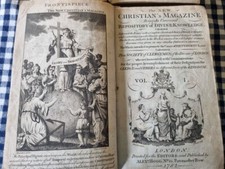 Two old books - Christian's Magazine 1782