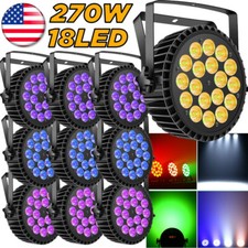 270W 18 LED PAR Can Lighting Stage Light RGBW DMX Club DJ Disco Party Show Light