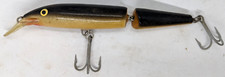 Rapala, jointed, J-13RT, Ireland, Gold Black, Vintage Crank bait 5.25"