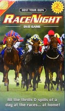 Cheatwell Games 2nd Edition Race Night DVD Board Game - (8+) - NEW