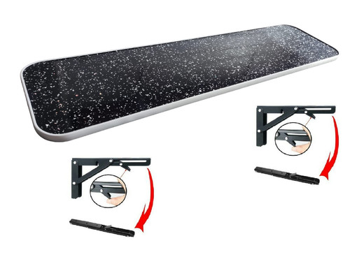 Long black sparkle - black,
