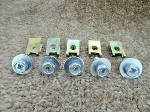 Renault undertray clips screws - undertray,