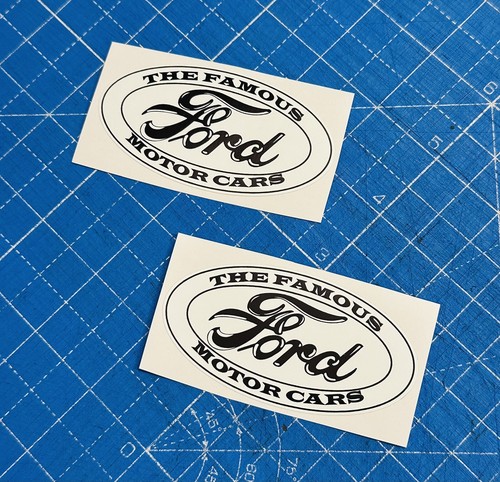 Ford motor cars - stickers, x2