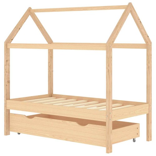 Vidaxl solid pine wood kids - wood,