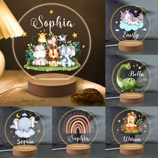 Personalised Kid's LED Night