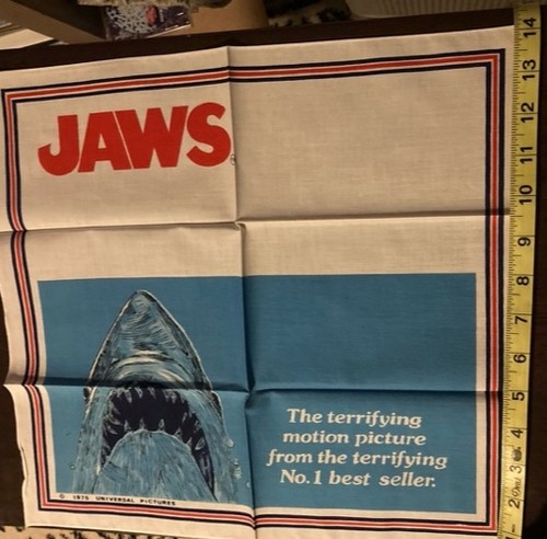 Jaws handkerchief japan 1975 - jaws,