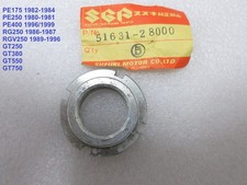 Suzuki PE175 PE250 PE400 RG250 GT550 GT750 Steering Stem Nut NOS 51631-28000