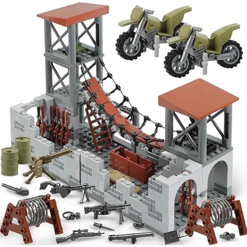 Ww2 military base building - military,