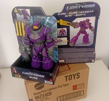 2x Disney Pixar Lightyear Zurg Figures (Mattel) NEW Sealed with Original Box