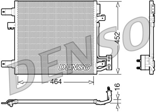 Denso dcn06014 condenser air - denso,