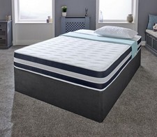 eXtreme Comfort 8" Memory Foam Spring 3D Airflow Mattress for Single/Double/King