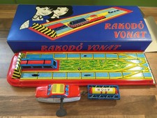 Vintage Tin Toy Rakodo Vonat