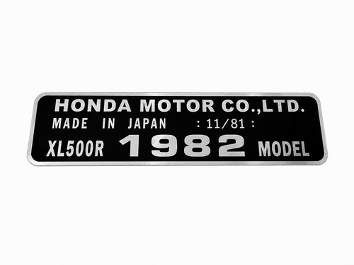 Honda xl500r 1982 - xl500r, non-oem