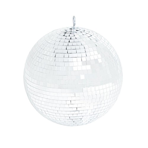 Silver disco ball - ball, christmas
