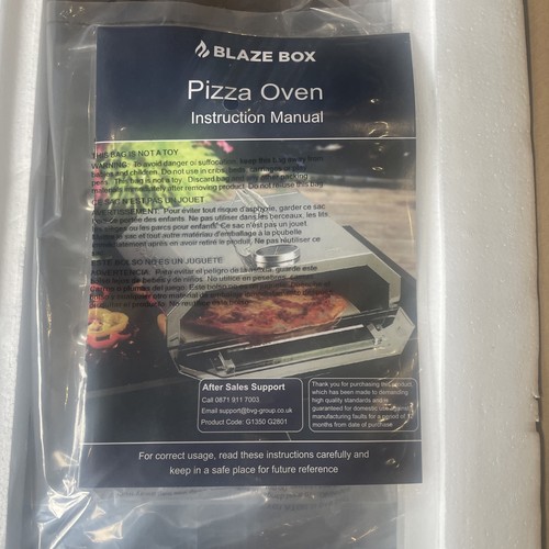 Blaze box pizza oven - oven, new