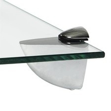 40cm Glass Floating Shelves