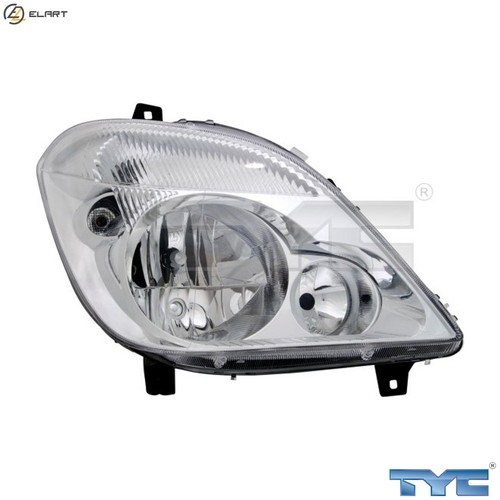 Headlight 11814 2 - 20-11814-25-2, for