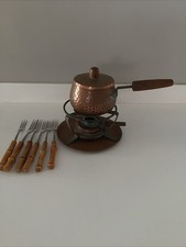 Sigg Copper Fondue Set With 6