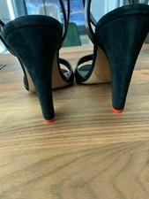 Celine Ruffle Kidskin Suede