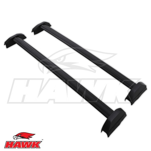 Black aluminium cross bars - aluminium,