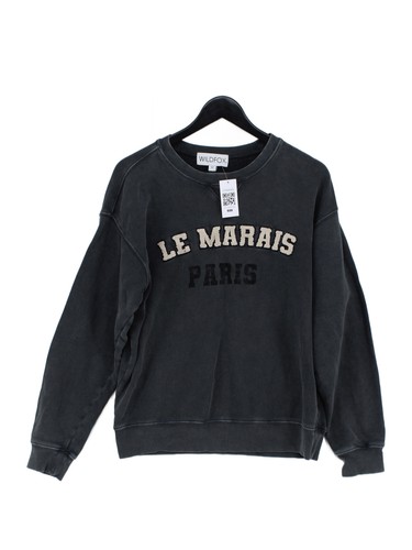 Wildfox women hoodie grey - hoodie, m