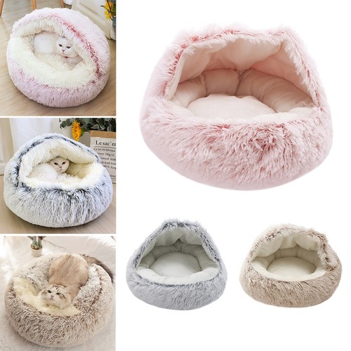 Luxury calming cat bed - luxury,