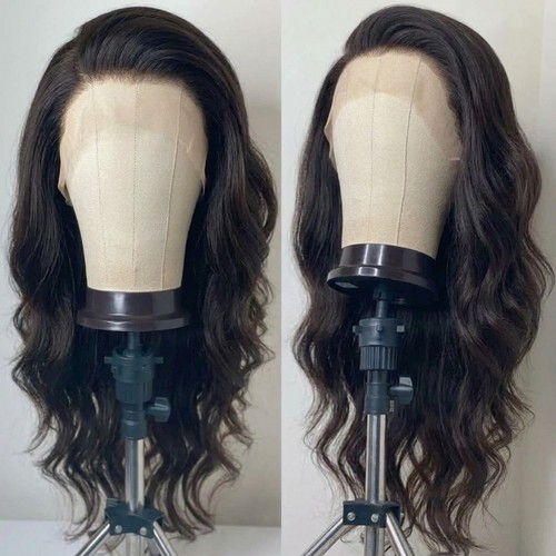 Long wavy lace frontal wig - lace,