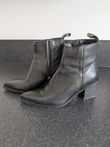 Zara woman black - zara, leather