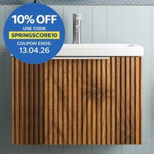 Fluted 600mm Bathroom Vanity