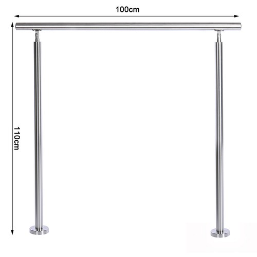 Stainless steel stair handrail - steel,