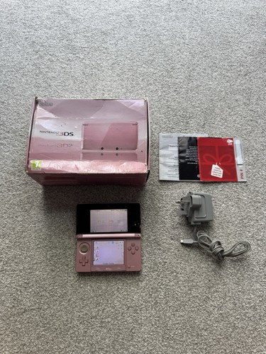 Nintendo 3ds coral pink boxed - coral,