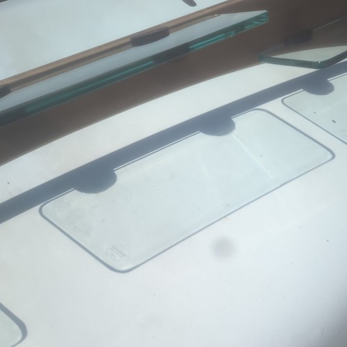 Floating glass shelves - glass, a