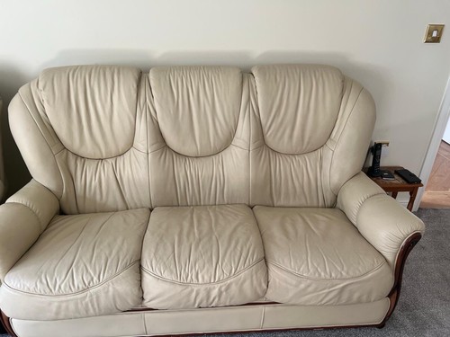 Leather sofa set seater and - sofa,