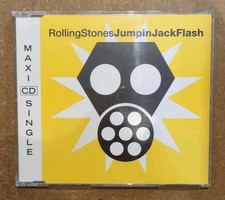 Rolling Stones CD Single Jumping Jack Flash With Gasmask Cover Very Rare!