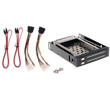 New Dual Bay 2.5" SATA Hard Disk HDD/SSD Trayless Caddy Internal Mobile Rack Set
