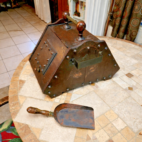 Antique wooden coal - antique,