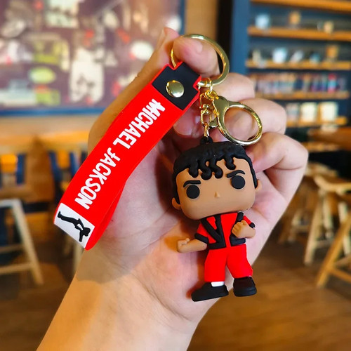 Michael jackson keychain - michael,