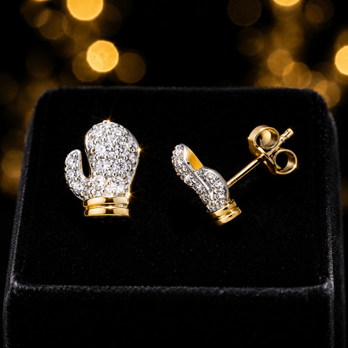 Mens boxing glove earrings - boxing,
