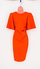 Coast Orange Flare Ruched