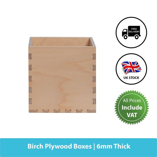 Wooden storage boxes birch - wooden,