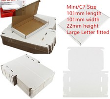 100x WHITE C7 MINI BOX