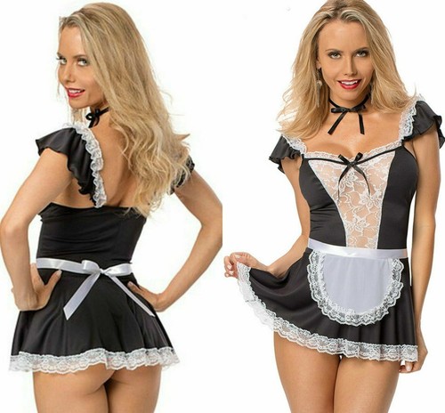 Sexy french maid fancy dress - french,