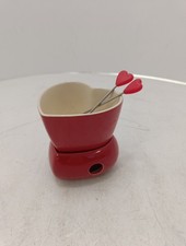 Chocolate / cheese fondue set