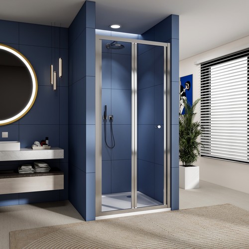 Modern bathroom framed fold - bathroom,