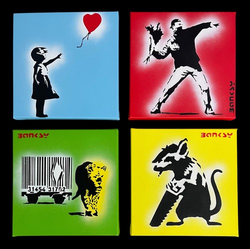 Banksy 2015 rare stencil - banksy,