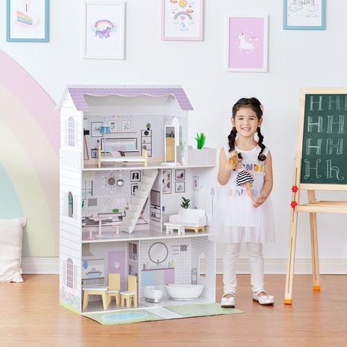 Wooden dolls house - large, kids